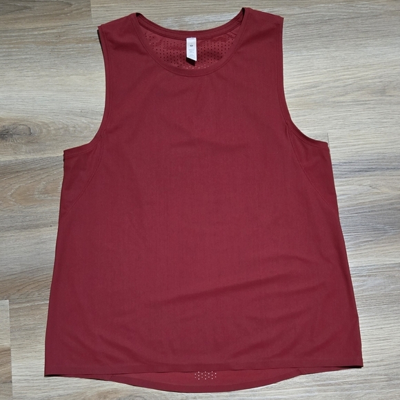 lululemon athletica Tops - Lululemon Athletica Maroon Red Sleeveless Gym Workout Tank Top Size 6